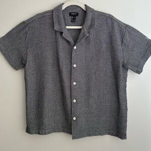 Forever 21 Charcoal Button Down Shirt